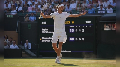 Möchte auch am Freitag jubeln: Alexander Zverev. (Foto: Kin Cheung/AP/dpa)