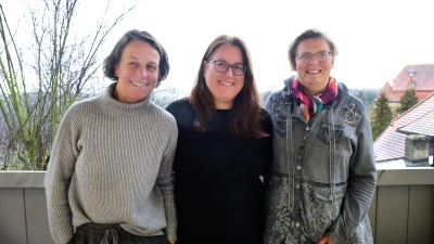 Drei Mitglieder des Familienbeirates (von links): Michaela Pfänder, Uta Rudolph und Susanne Borée. Alle drei sind bereits seit acht Jahren dabei. (Foto: Irmeli Pohl)