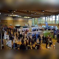 In der Heilsbronner Hohenzollernhalle werden sich in diesem Jahr 45 Aussteller und die Kernfranken-Kommunen präsentieren. (Archivbild: Florian Schwab)