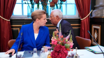 Laut EU-Ratspräsident António Costa unterstützten viele Länder die Pläne für verstärkte Drohnenabwehr.  (Foto: Ida Marie Odgaard/Ritzau Scanpix Foto/AP/dpa)