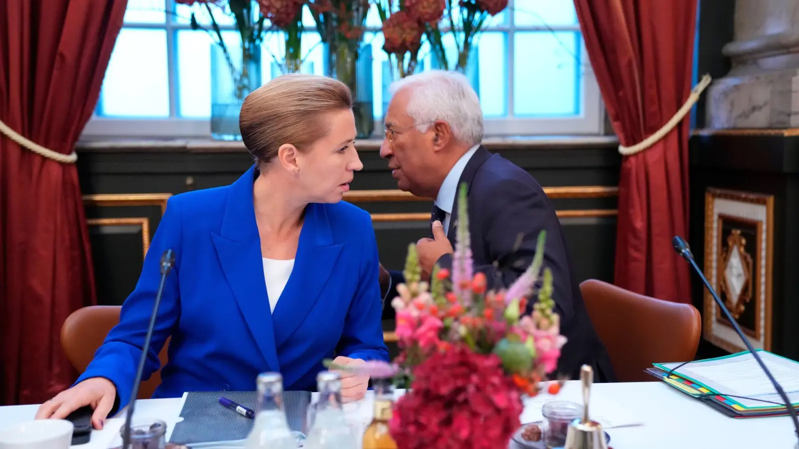 Laut EU-Ratspräsident António Costa unterstützten viele Länder die Pläne für verstärkte Drohnenabwehr.  (Foto: Ida Marie Odgaard/Ritzau Scanpix Foto/AP/dpa)