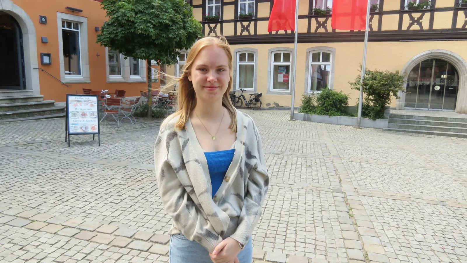 Luisa Rabenstein, 17 Jahre alt, ist für die Senkung des Wahlalters auf 16 Jahre. (Foto: Valentin Brendler)