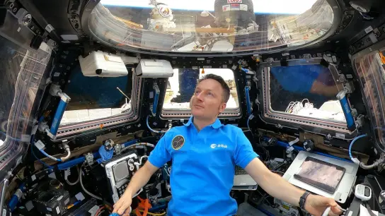 Kennt den Geruch des Weltalls: Astronaut Matthias Maurer. (Foto: NASA/ESA-M.Maurer/dpa)