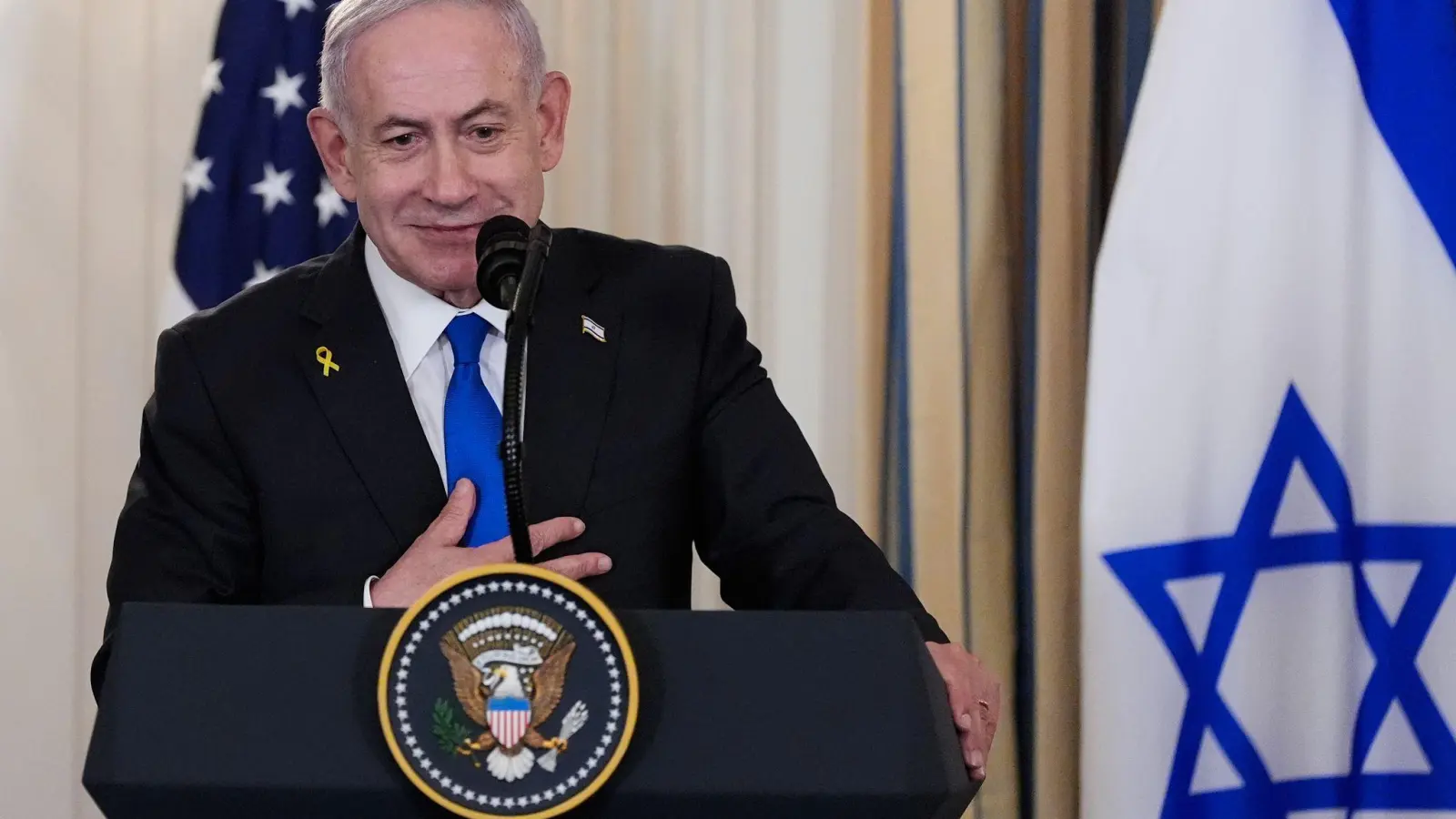 Der israelische Regierungschef Benjamin Netanjahu. (Archivbild) (Foto: Alex Brandon/AP/dpa)