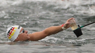 Andreas Waschburger hat in New York zwei Schwimm-Rekorde geknackt. (Archivbild) (Foto: Mark Schiefelbein/AP/dpa)