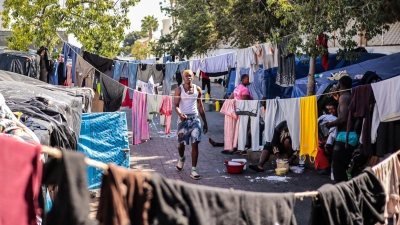 Mehrere Lager, in dem Migranten unterkommen, wurden von Sicherheitskräften aufgelöst. (Archivbild) (Foto: Hasan Mrad/IMAGESLIVE via ZUMA Press Wire/dpa)
