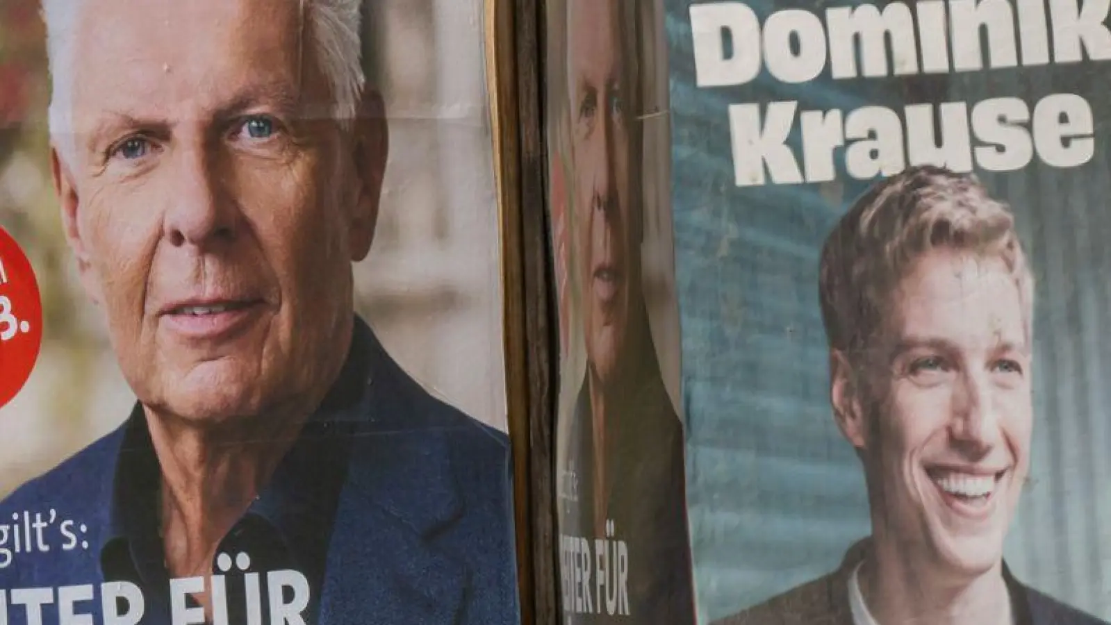 Reiter muss nach einem für ihn enttäuschenden ersten Wahlgang in die Stichwahl gegen Grünen-Kandidat Krause. (Foto: Peter Kneffel/dpa)