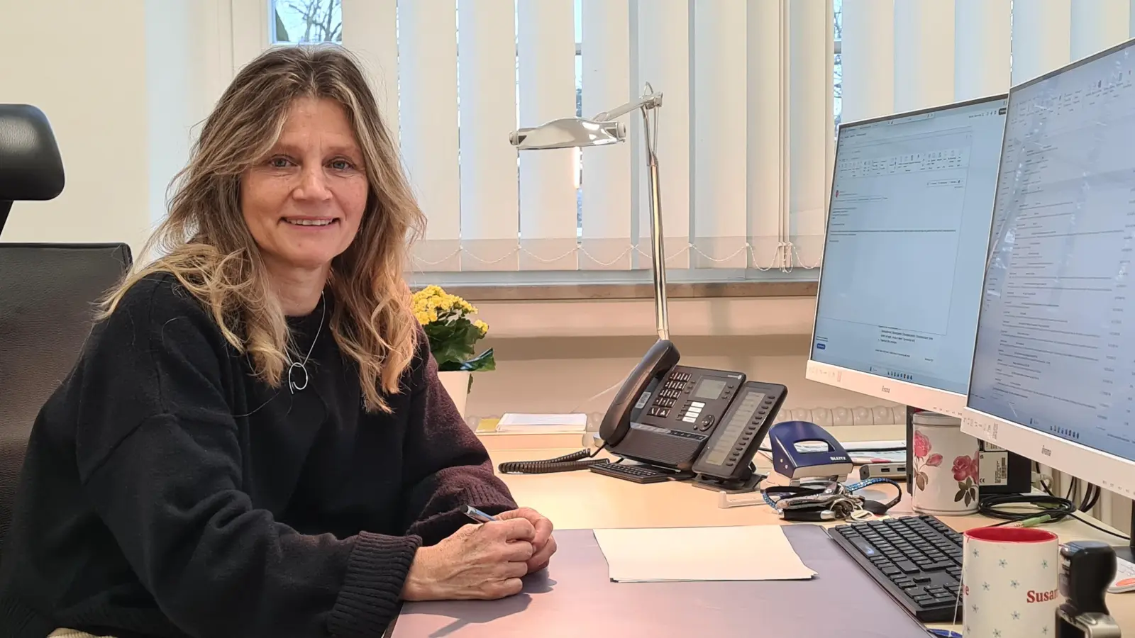 Sieht sich in ihrer neuen Position am Staatlichen Beruflichen Schulzentrum vor allem als Mitgestalterin: Susanne Gruber. (Foto: Margit Schwandt)