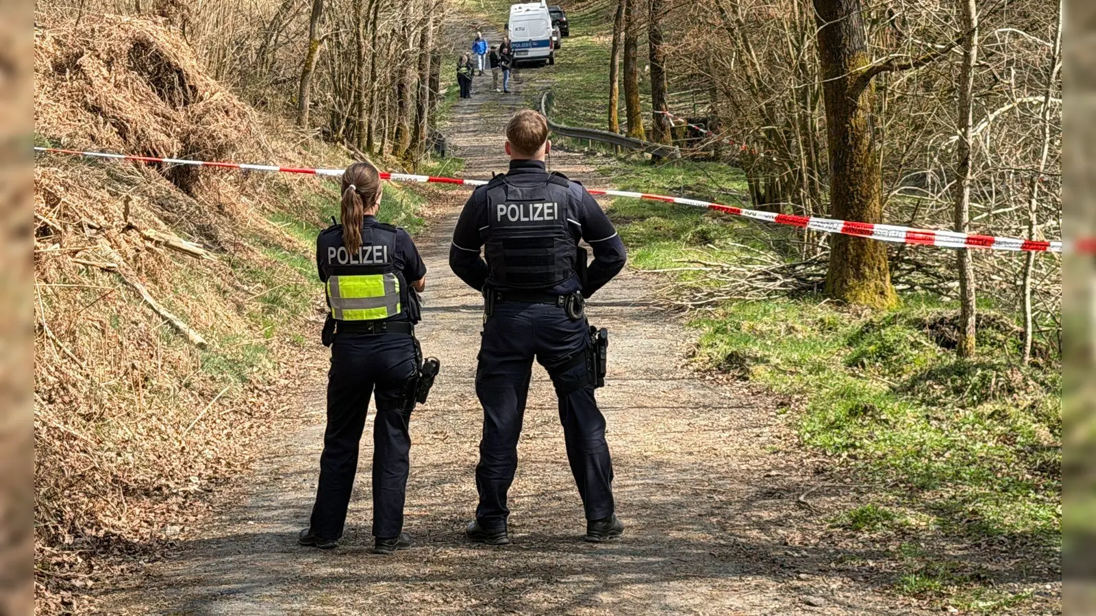 In diesem Waldstück wurde der Kopf der getöteten Frau gefunden. (Archivbild) (Foto: Berthold Stamm/dpa)