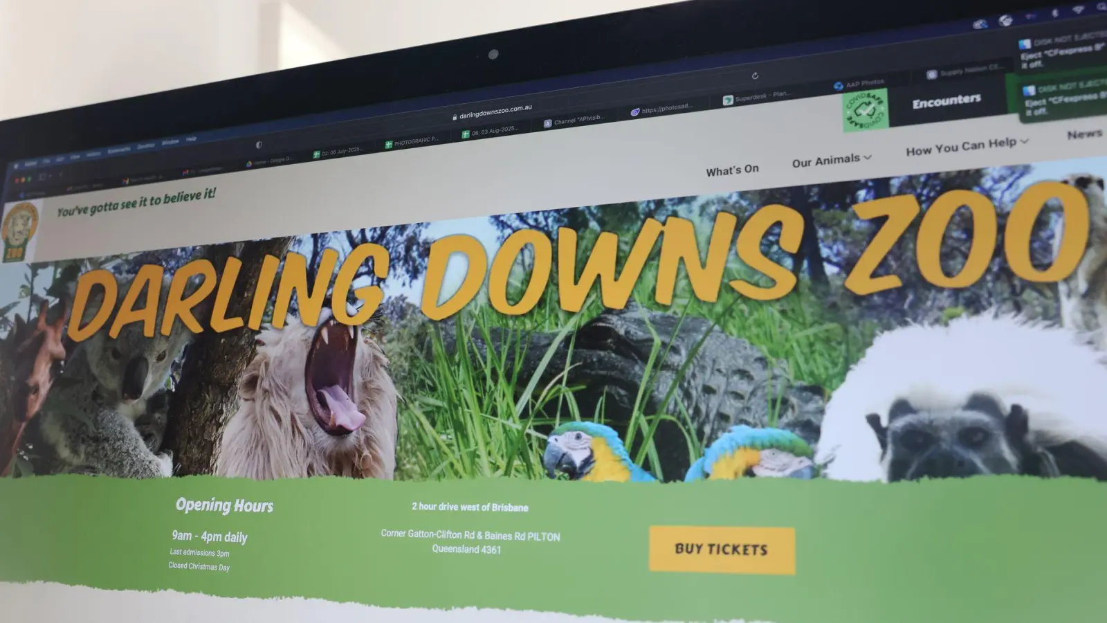 Der private Darling Downs Zoo liegt westlich von Brisbane.  (Foto: Rounak Amini/AAP/dpa)