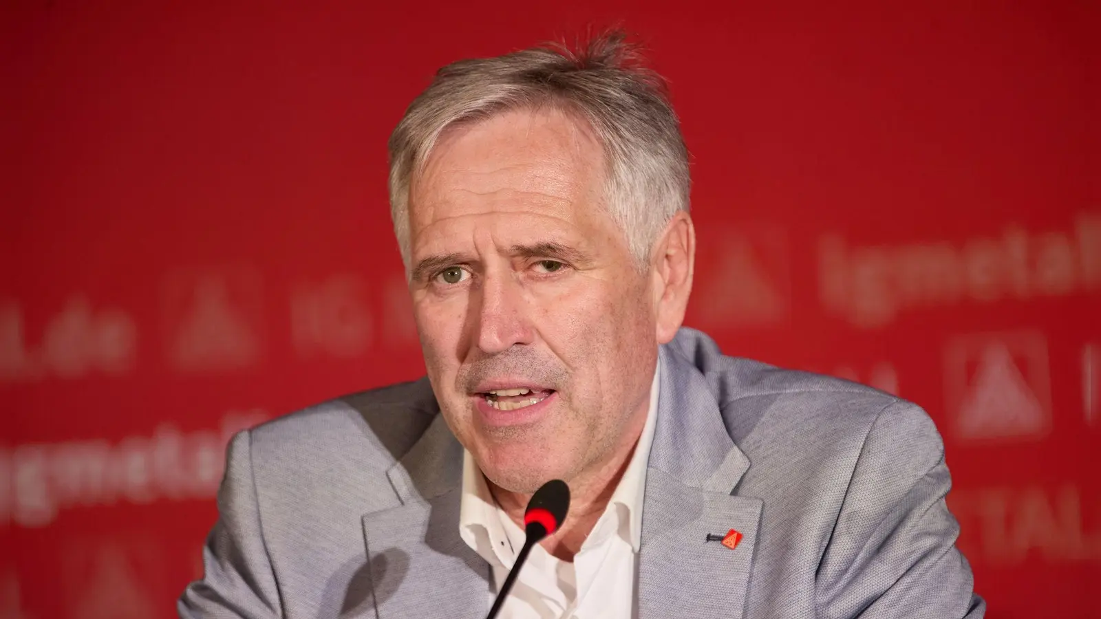 Der Verhandlungsführer und Landesvorsitzende der bayerischen IG Metall: Horst Ott. (Archivbild) (Foto: Georg Wendt/dpa)