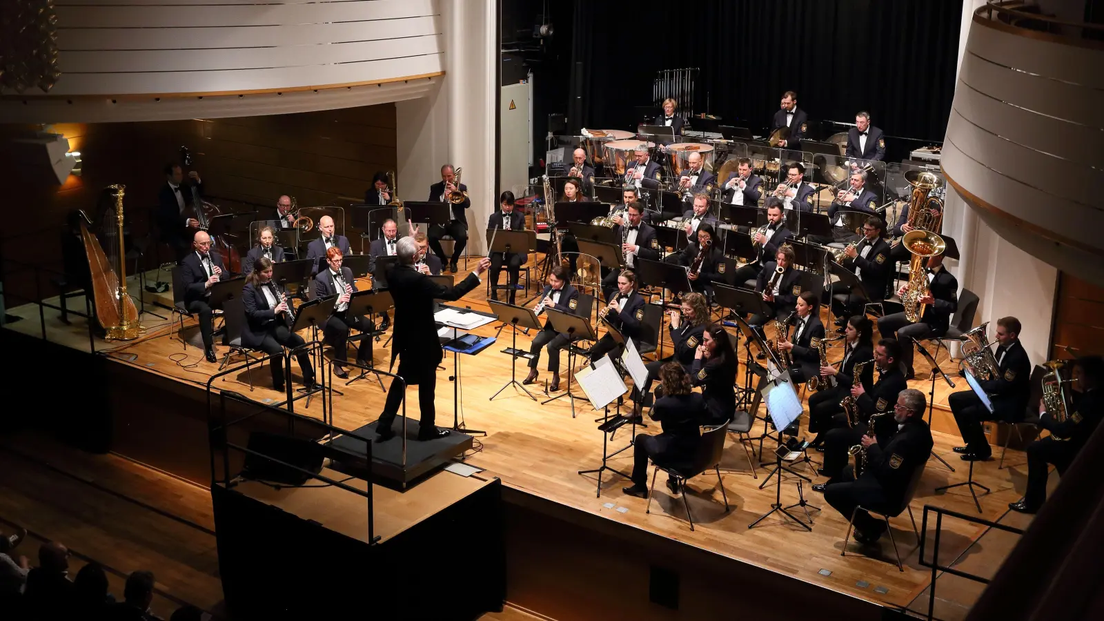 Was symphonische Blasorchester angeht, setzt es Maßstäbe: das Polizeiorchester Bayern. (Foto: Thomas Wirth)
