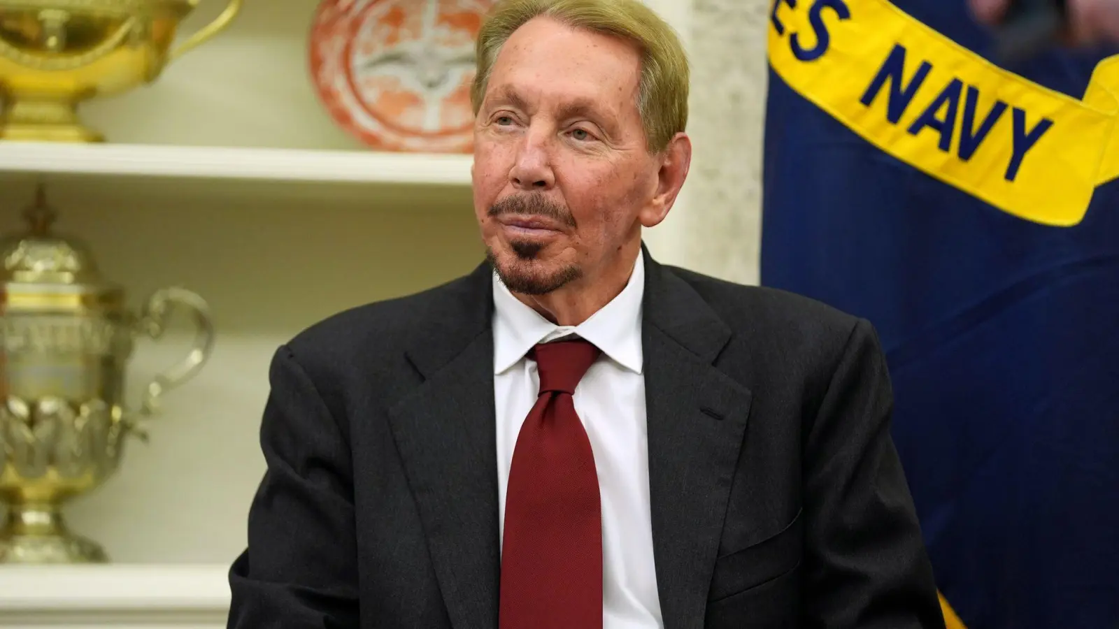 Larry Ellison gründete in den 70er Jahren die Software-Firma Oracle mit. (Archivbild) (Foto: Evan Vucci/AP/dpa)