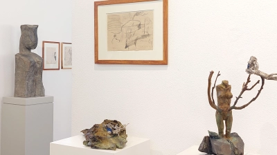 Das Thema Figur und Raum steht im Zentrum der gemeinsamen Ausstellung von Ulrich Brauchle und Dietrich Klinge in Weidelbach. (Foto: Ulrich Brauchle)