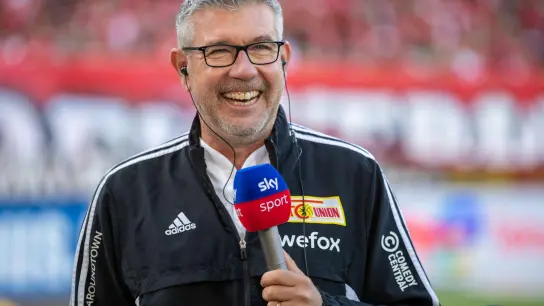 Freut sich auf Lieblingsgegner Köln: Union-Trainer Urs Fischer. (Foto: Andreas Gora/dpa)