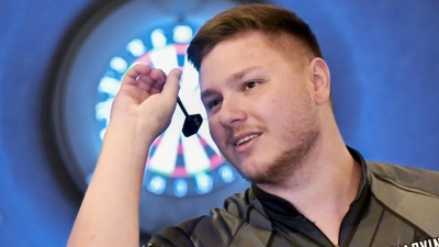 Der Bad Windsheimer Marvin Kraft spielt ab Februar auf der PDC Pro Tour. (Foto: Martin Rügner)