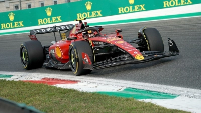 Fuhr auch im letzten Monza-Training Bestzeit: Ferrari-Pilot Carlos Sainz. (Foto: Hasan Bratic/dpa)