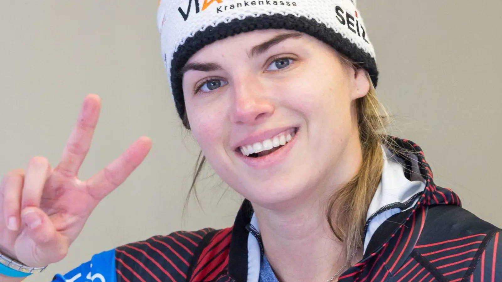 Bobpilotin Kim Kalicki hat mit ihrer Anschieberin Leonie Fiebig den Weltcup im lettischen Sigulda gewonnen. (Foto: Expa/Johann Groder/APA/dpa)