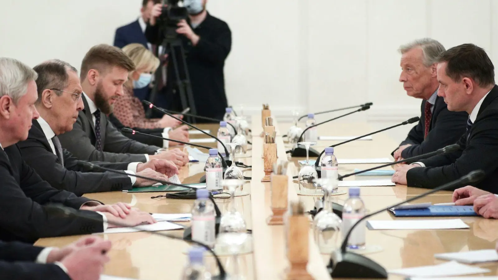 Die AfD pflegt seit langem Kontakte zu Russland. (Archiv) (Foto: -/Russian Foreign Ministry Press Service/AP/dpa)
