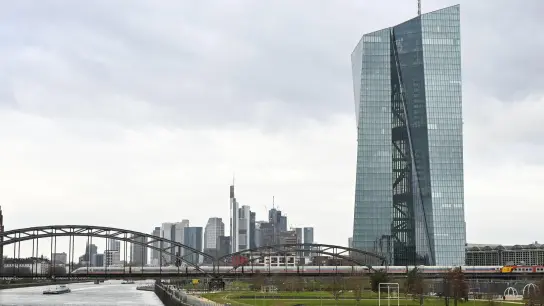 Die Europäische Zentralbank in Frankfurt am Main. (Foto: Arne Dedert/dpa)