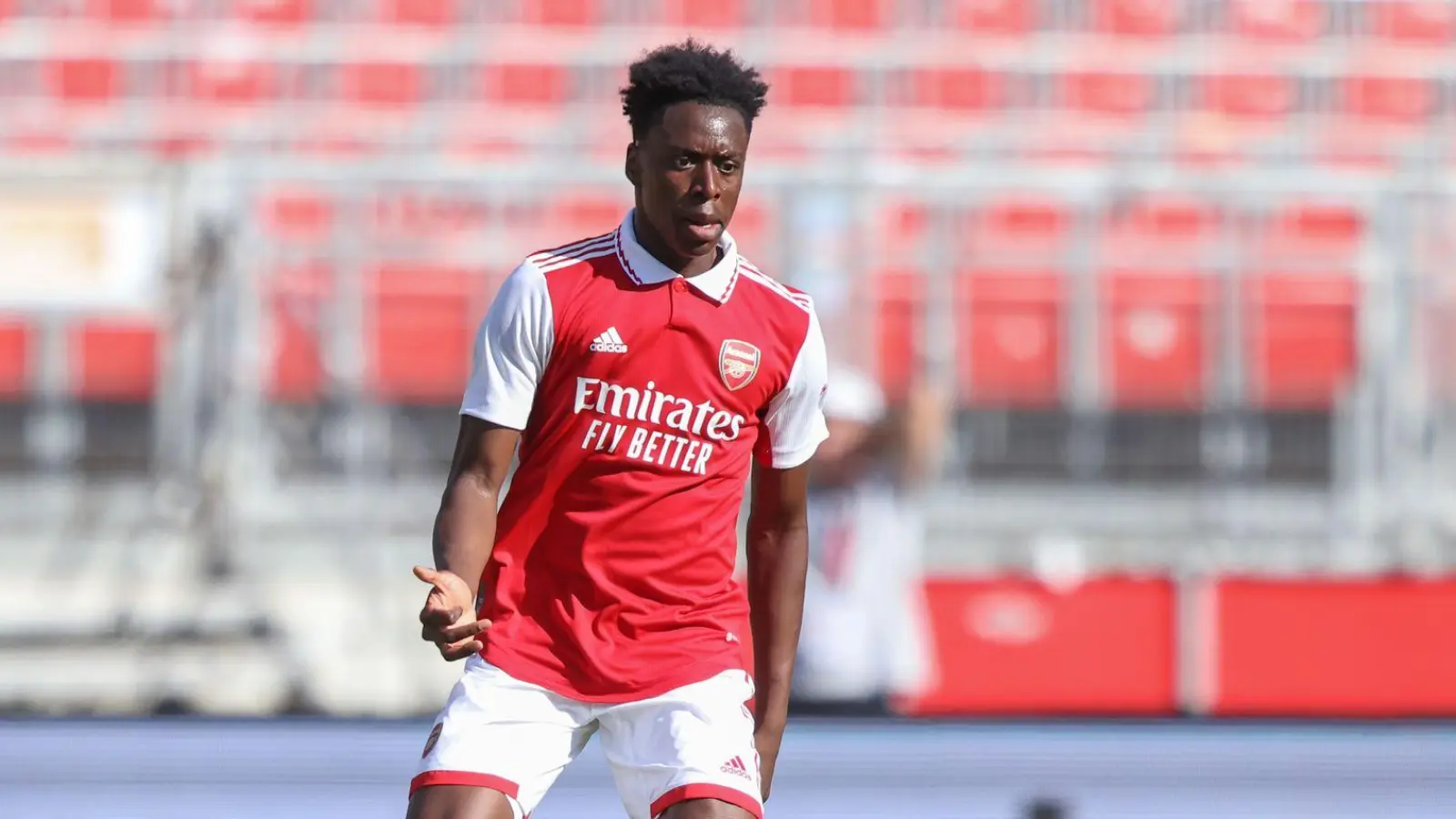 Der belgische Mittelfeldspieler Albert Sambi Lokonga. (Foto: Daniel Karmann/dpa)