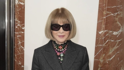 Anna Wintour war seit 1988 Chefin der Vogue, 2025 verkündete sie ihren Rücktritt. (Archivbild) (Foto: Jeff Moore/PA Wire/dpa)