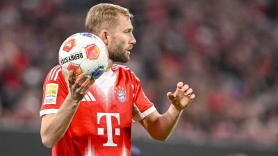 Verlängert Konrad Laimer beim FC Bayern? (Archivbild) (Foto: Harry Langer/dpa)