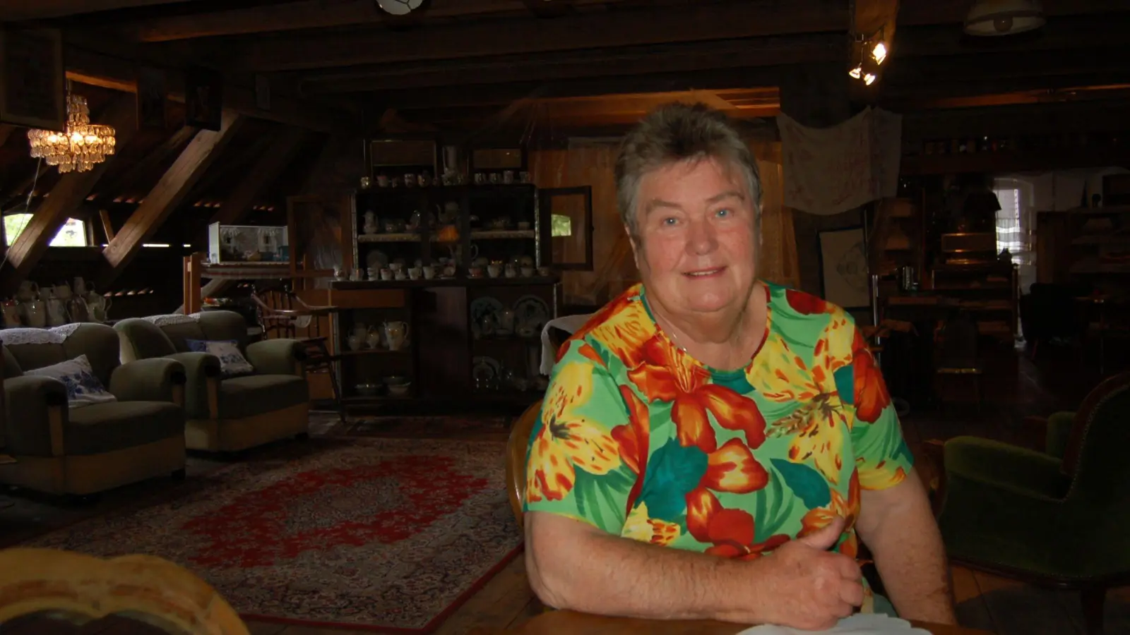 Gisela Wagner betreut ihr eigenes Museum. (Foto: Christa Frühwald)