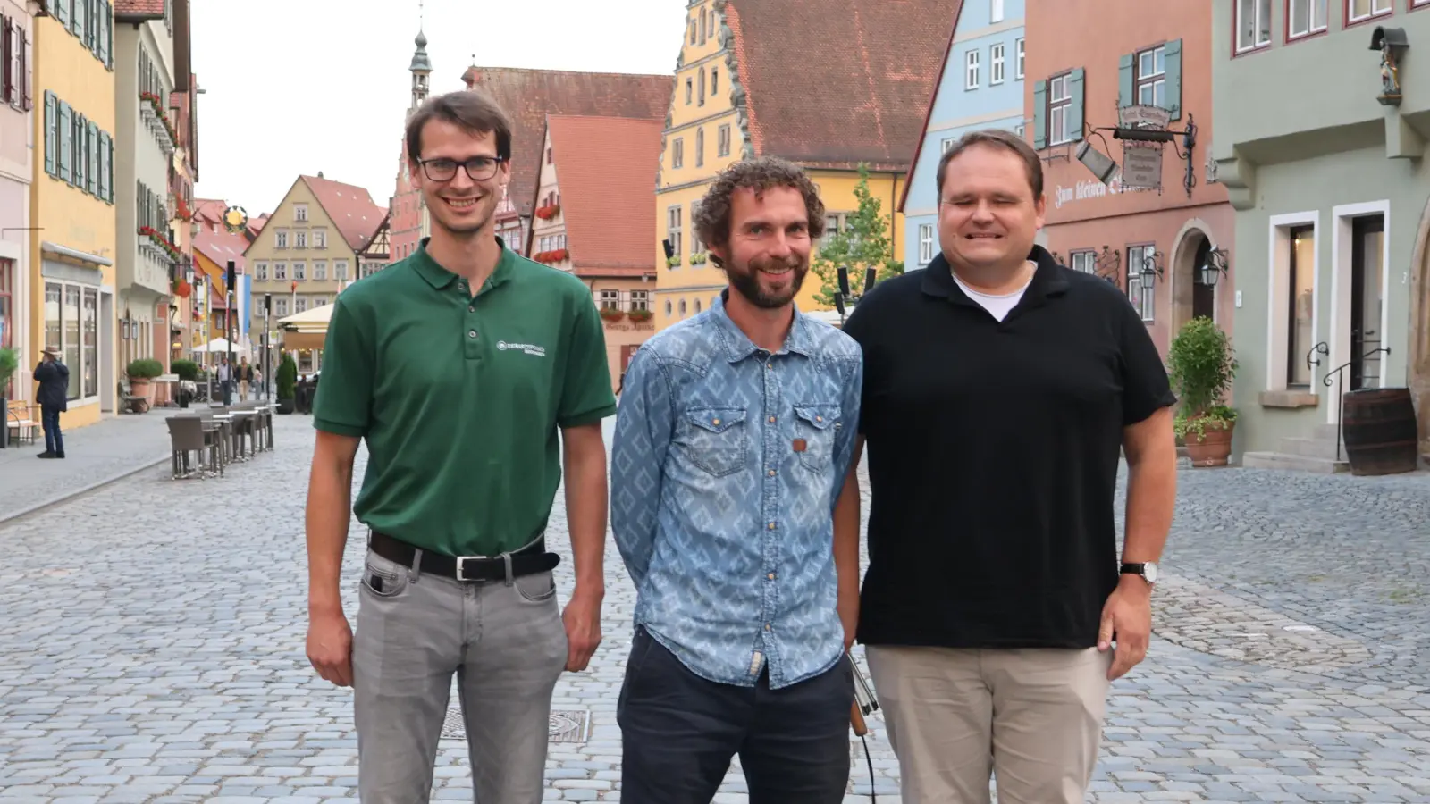 Florian Schneider, Florian Zech und Andreas Schirrle (von links) sind aus der CSU-Fraktion im Dinkelsbühler Stadtrat ausgetreten. Sie bilden jetzt die neue Gruppierung „Dinkelsbühl gemeinsam gestalten”. (Foto: Martina Haas)