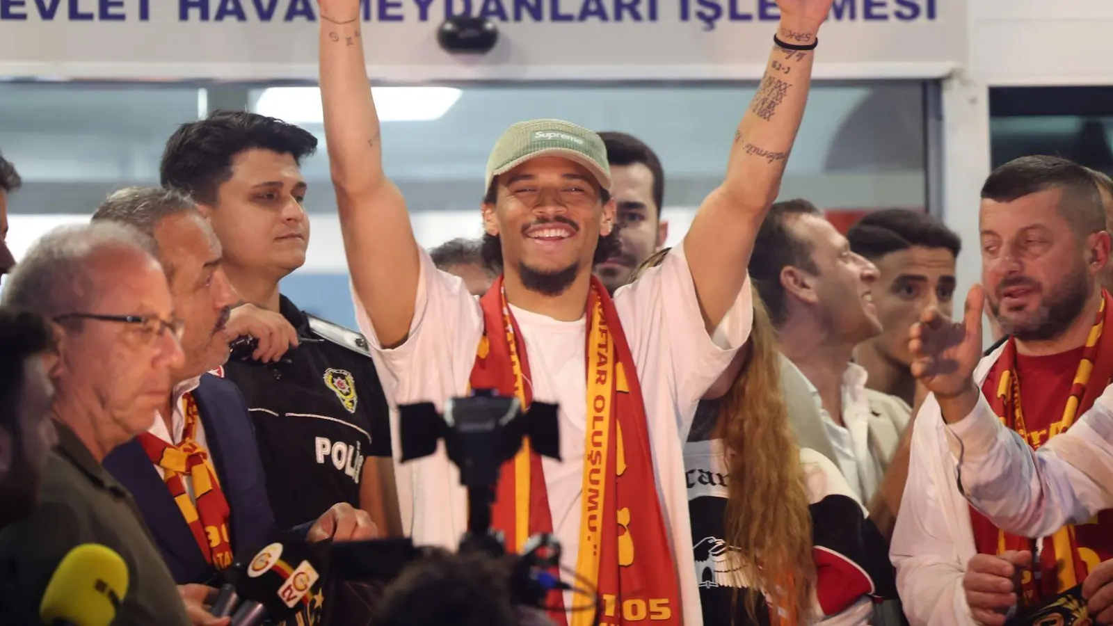 Die Zukunft von Leroy Sané ist geklärt: Er spielt jetzt für Galatasaray Istanbul. (Foto: Murat Akbas/dpa)