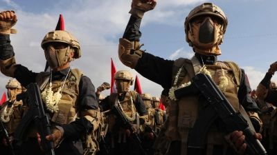 Nach dem israelischen Luftangriff gab die Huthi-Miliz den Tod ihres Ministerpräsidenten bekannt.  (Foto: Osamah Abdulrahman/AP/dpa)