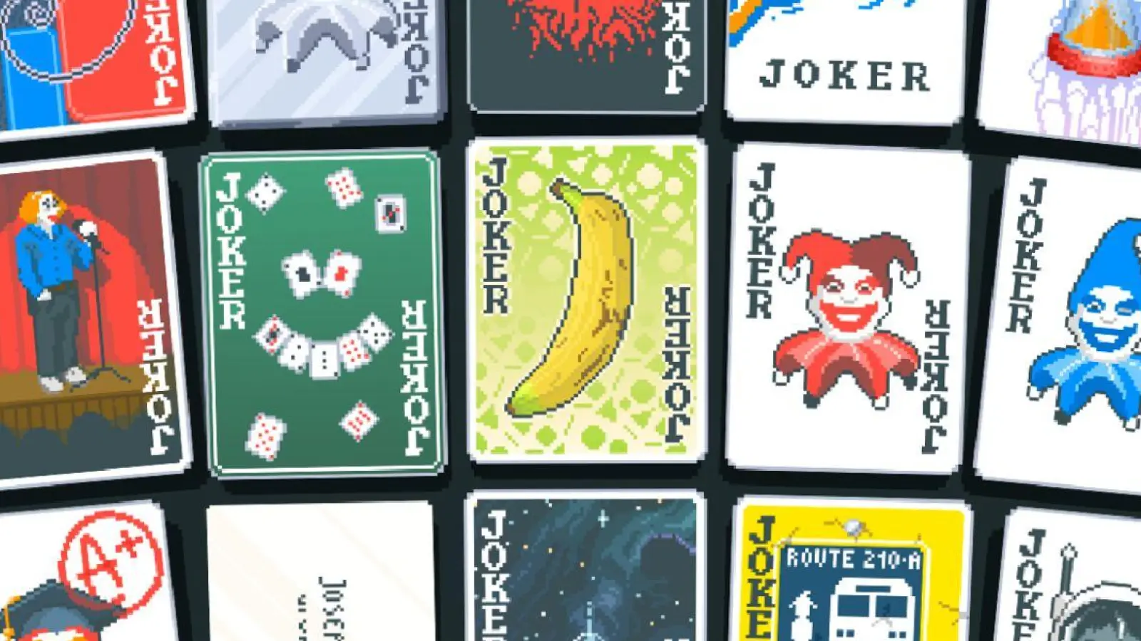Joker-Karten bringen in „Balatro“ weitere Karten auf die Hand, generieren noch mehr Chips oder erhöhen den Multiplikator. Tarot-Karten verändern kurzzeitig die Werte der ganzen Hand. (Foto: LocalThunk/LocalThunk/dpa)