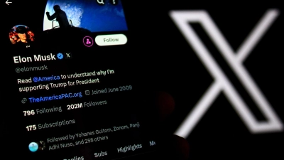 Die Online-Plattform X ist am Freitagnachmittag in mehreren Ländern ausgefallen. (Foto: Algi Febri Sugita/ZUMA Press Wire/dpa)