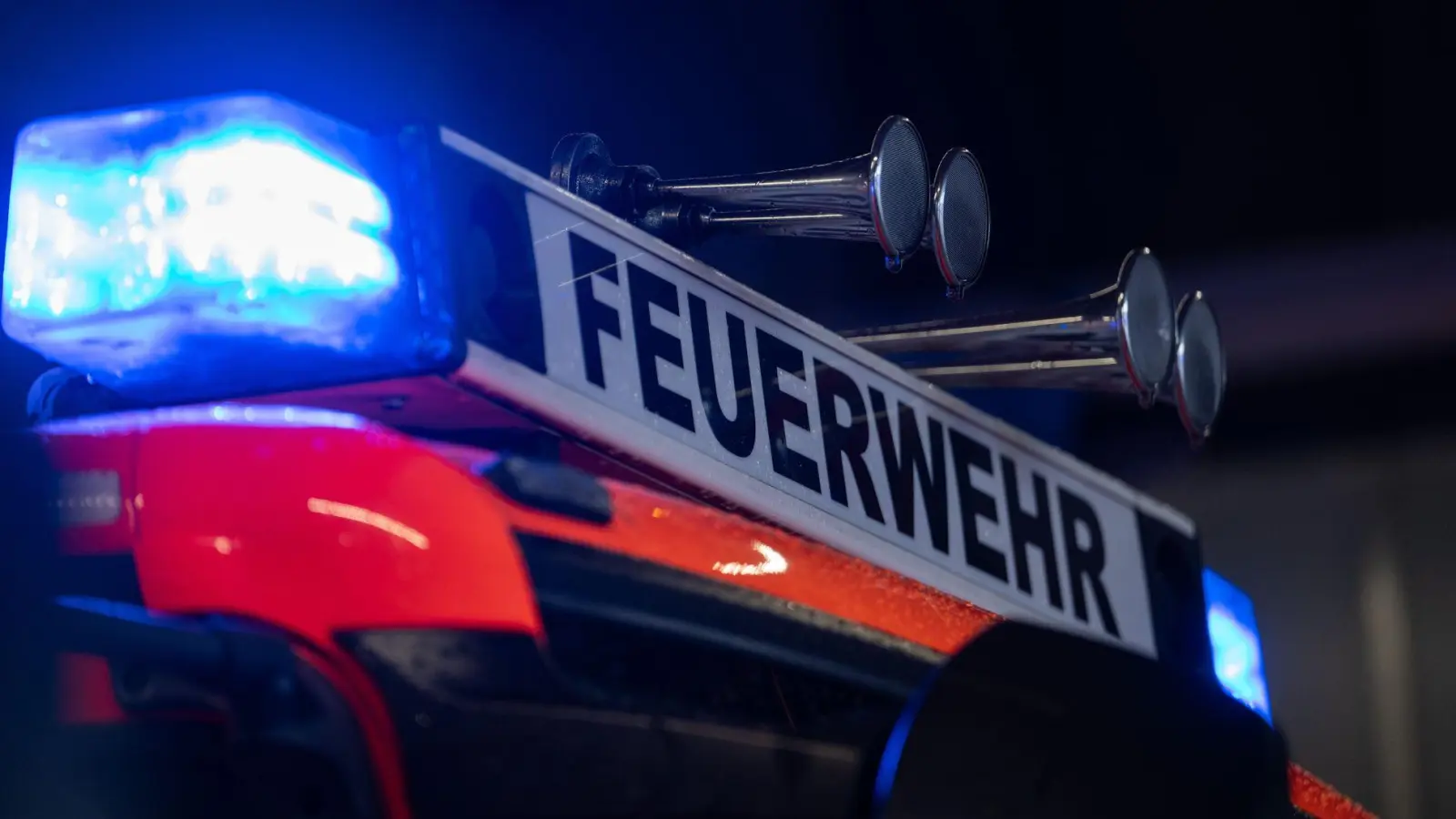 Am Samstag mussten die Feuerwehren in Westmittelfranken einige Male ausrücken, weil Bäume aufgrund des Sturms umgefallen waren. (Symbolbild: Marijan Murat/dpa)