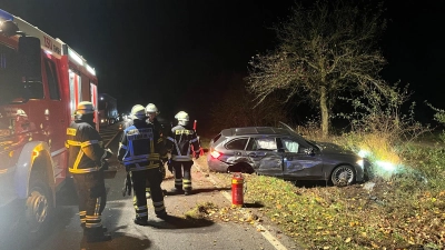 Die Feuerwehren Uffenheim und Welbhausen waren an dem Einsatz beteiligt. (Foto: Feuerwehr Uffenheim)