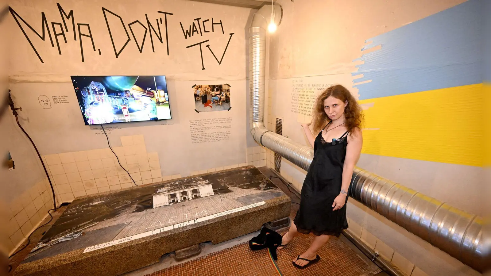 Das Musikvideo „Mama, Don&#39;t Watch TV“ war auch in einer Ausstellung im Haus der Kunst in München zu sehen. (Archivbild) (Foto: Felix Hörhager/dpa)