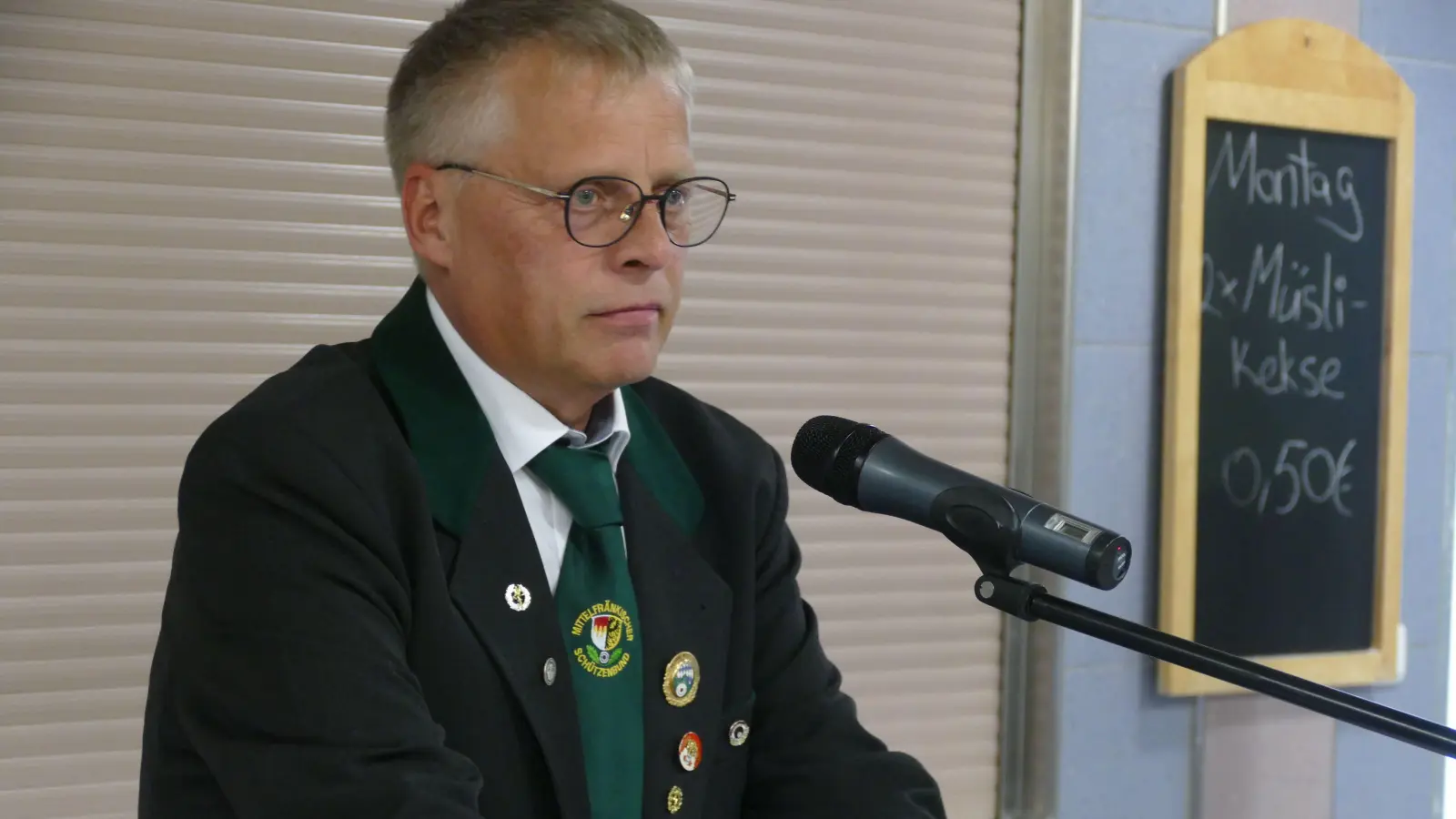 Bernhard Schurz leitet seit dreizehn Jahren die Geschicke des Schützengaues Uffenheim. Jetzt allerdings ist für ihn definitiv Schluss und ein Nachfolger ist nicht in Sicht. (Foto: Helmut Meixner)