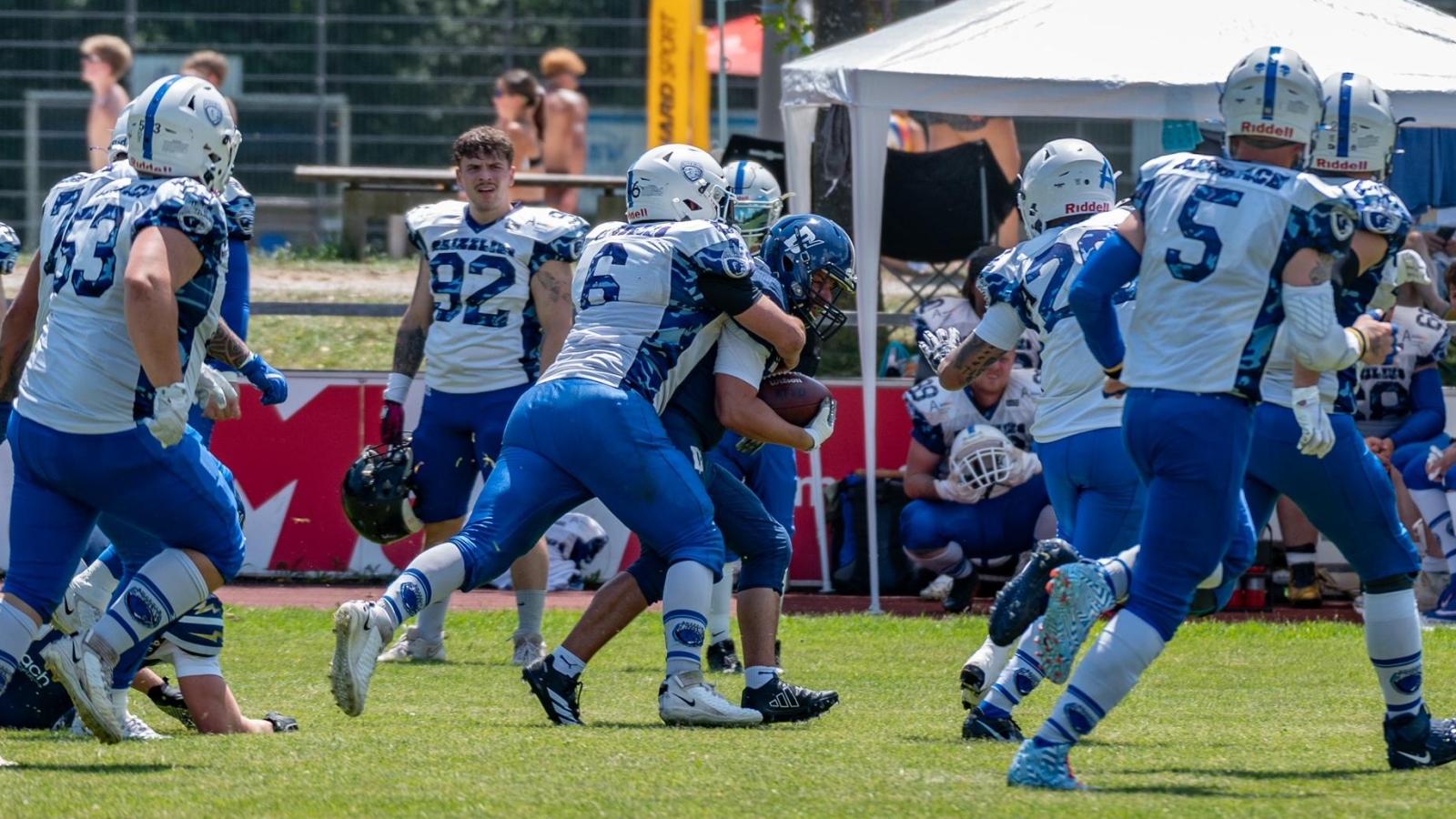 Grizzlies withstand heat battle in Dachau and secure important away win.