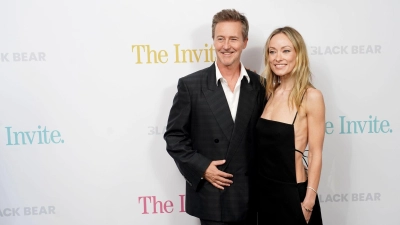 Edward Norton und Olivia Wilde hoffen, das „The Invite“ viele unbequeme Gespräche anregt. (Archivbild) (Foto: Ian West/PA Wire/dpa)