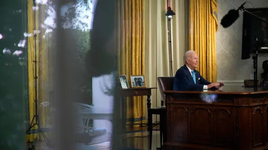 Joe Biden im Oval Office des Weißen Hauses. (Foto: Andrew Harnik/AP/dpa)