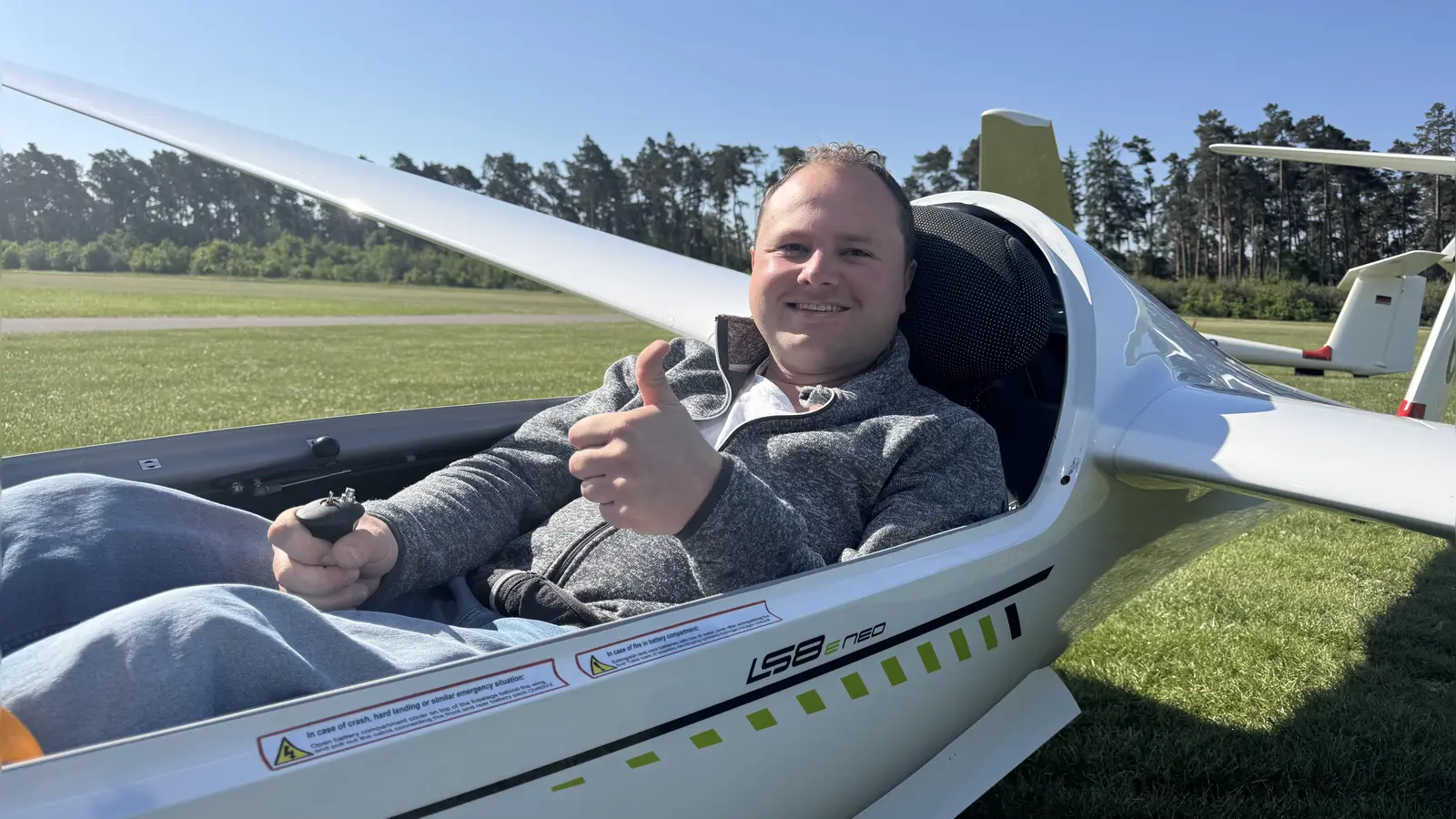 Max Gößwein flog für den Aero-Club Ansbach erstmals in die Punkteränge. (Foto: Thomas Schwanitz)