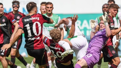 Schon am 15. September kommt es zum ersten Frankenderby der neuen Saison. (Archivbild) (Foto: Daniel Löb/dpa)
