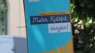 Fake: Ein gefälschtes Wahlplakat der CDU: (Foto: NEWS5/dpa)