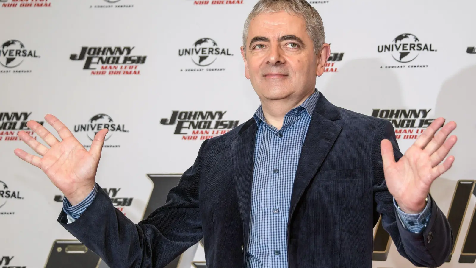 Rowan Atkinson kehrt auf die Theaterbühne zurück. (Archivbild) (Foto: Axel Heimken/dpa)