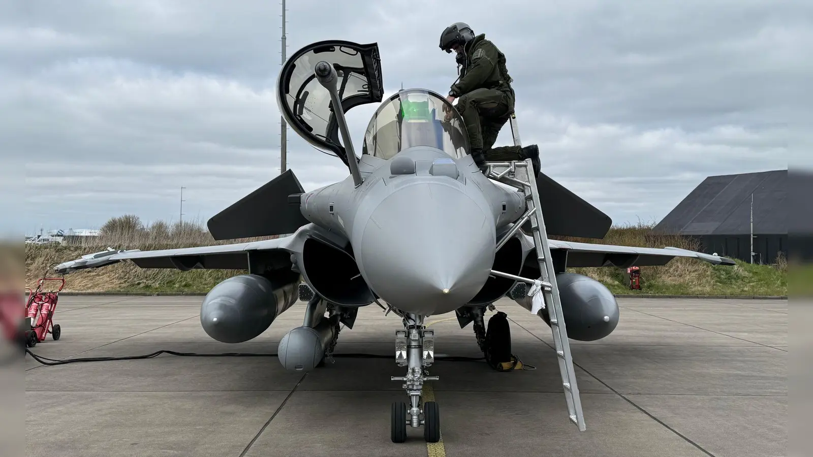 Eine französische Rafale war am ersten Einsatz von Eastern Sentry beteiligt. (Archivbild) (Foto: Ansgar Haase/dpa)
