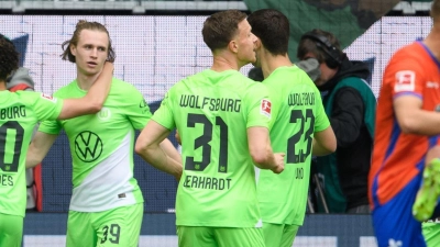 Wolfsburg holte sich im Heimspiel gegen Darmstadt die drei Punkte. (Foto: Swen Pförtner/dpa)