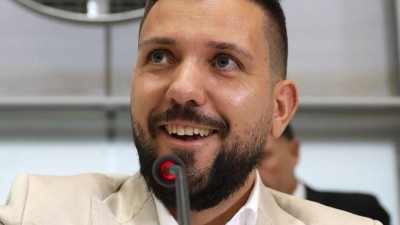 Als erster AfD-Politiker in Deutschland ist Tobias Rausch am vergangenen Dienstag zum Landtagspräsidenten von Sachsen-Anhalt gewählt worden. (Archivbild)  (Foto: Jan Woitas/dpa pool/dpa)