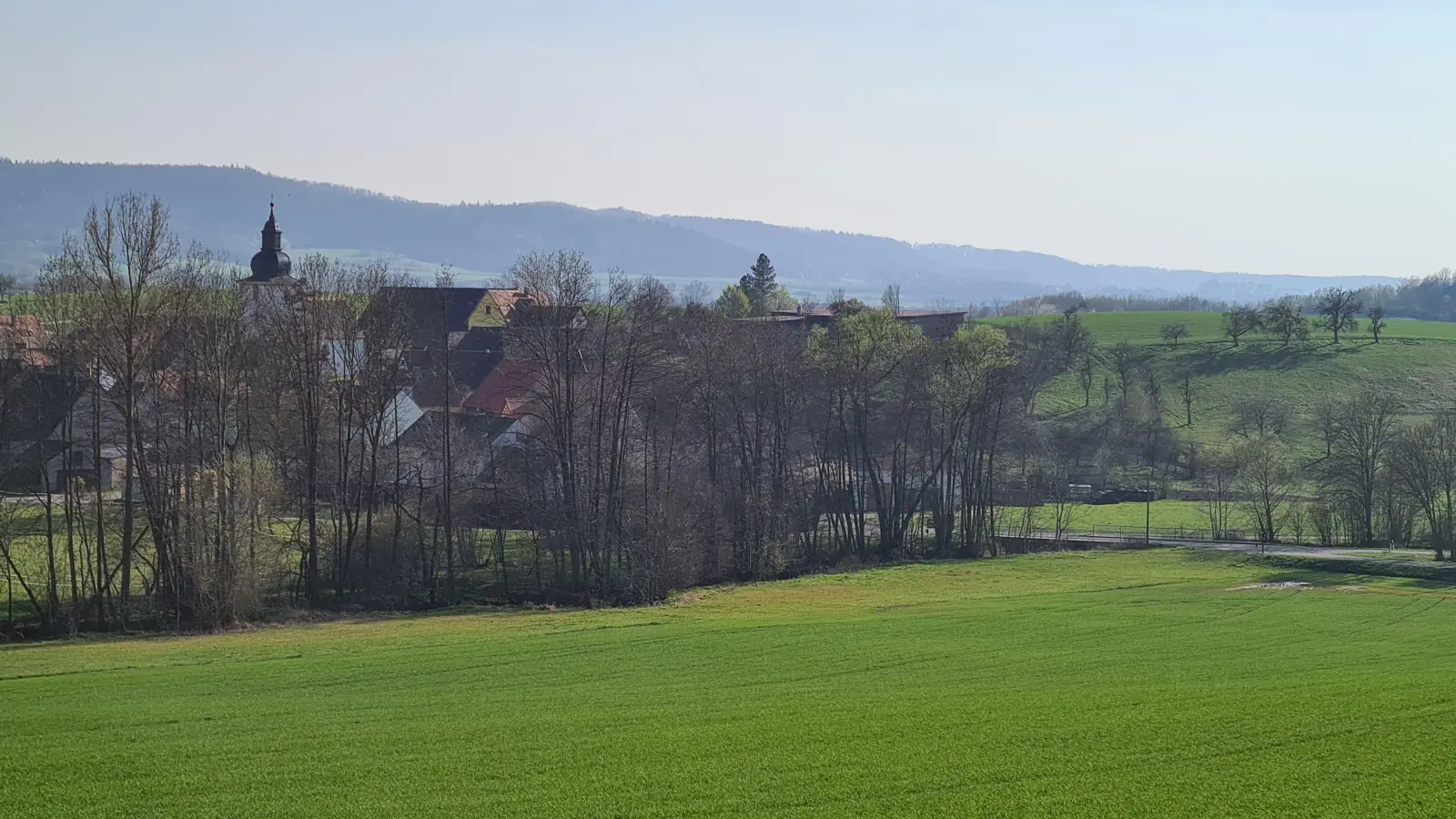Idyllisch liegt Bellershausen westlich von Schillingsfürst. Am 18. April vor 80 Jahren erlebte die Bevölkerung schlimme Stunden. (Foto: Margit Schwandt)