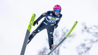 Felix Hoffmann hat es erstmals in seiner Karriere auf das Podest im Weltcup geschafft. (Foto: David Inderlied/dpa)
