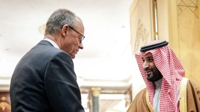 Einst geächtet, wird der saudische Kronprinz inzwischen wieder hofiert. (Foto: Kay Nietfeld/dpa)